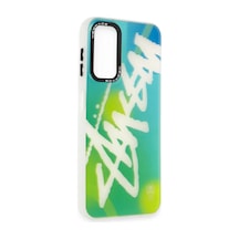Mey İthalat Samsung Uyumlu Galaxy A14 4g Kılıf Estoril Desenli Kapak - Estoril - 2 Mavi
