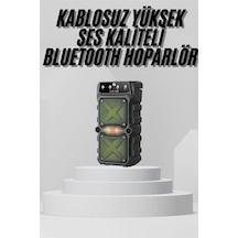 Bluetooth - 701 - Hoparlör Yüksek Ses Kaliteli Büyük Boy Çift Çıkışlı - Metemıx - Ses Bombası