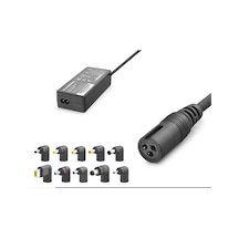 15-24v 90w Universal Laptop Adaptörü - 10 Farklı Uç - Tüm Markalarla Uyumlu - Siyah Hd8887