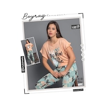 Boyraz 15317 Pamuk Kısa Kol Kadın Pijama Takımı Çok Renkli