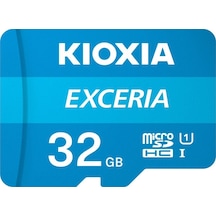 Kioxia Exceria LMEX1L032GG2 32 GB MicroSDHC UHS-I Class 10 Hafıza Kartı + Adaptör