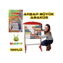 Ahşap Büyük 100'Lü  Abaküs