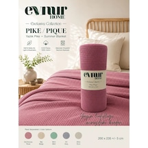Evnur Home Lüks Pike Çift Kişilik 200x235 Gül Kurusu