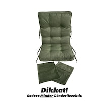 Reyo Home Sallanan Sandalye Minderi Kapitone Çift Cepli Yeşil
