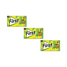 First Sour Patch Kids Lime Misket Limonu Aromalı Şekersiz Sakız 27 G - 3'lü Paket