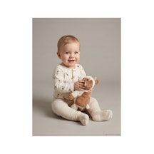 Lc Waikiki Alıta Cıty Farkıyla Lcw Baby Ekru Baskılı Erkek Bebek Çıtçıtlı Body Ve Tayt 2'li Ekru - 925499378 Ekru