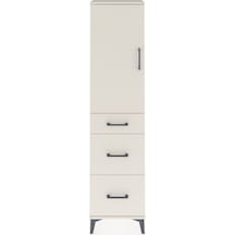 Arges Dolap 3 Raflı 3 Çekmeceli Tek Kapaklı 44x30x182 Aytaşı-... Aytaşı