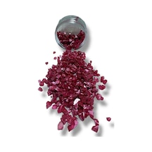Epoksi Çalışmalarınız İçin Parlak Cam Kırıkları 4-8 Mm Kırmızı 100 Gr