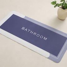Dikdörtgen Su Emici Banyo Paspası 116 X 37.5 Cm Elastik Çok renkli