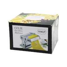 Küçük - 150lik Metal Erişte - Makarna Makinesi Bx40 Ahşap - Şeffaf