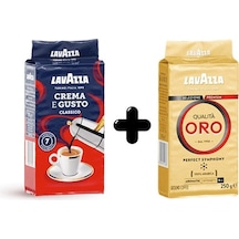 Lavazza Crema E Gusto Filtre Kahve 250 gr & Qualita Oro Filtre Kahve 250 gr