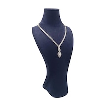 Sardunya Kumaş Lacivert Renk Boy 33cm Kolye Takı Sergileme Mankeni Çok Renkli