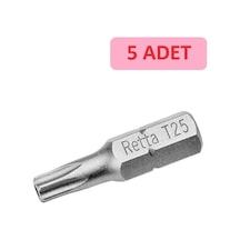 Retta 1/4 5 Köşe Torx Bits Uç 10 25 Mm Rbt2010 5'li