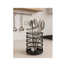 Farist Home Kaşıklık Siyah Çok Renkli