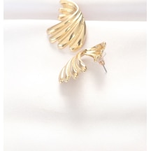 Pirinç Gold Renk Küpe - Tj-bkp8883 Altın - Çok Renkli