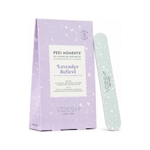 Pedi In A Box Deluxe Pedikür 4 Adımlı Set - Lavender + Törpü Set Lavanta