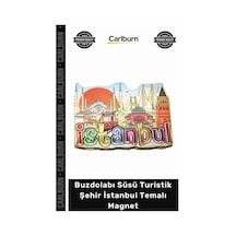 Magnet Hediyelik Eşya Hatıra Dekoratif Buzdolabı Süsü Turistik Şehir İstanbul Temalı Magnet
