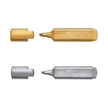 Faber Castell Fosforlu Kalem Metalik 2'li Altın/gümüş Altın - Gümüş Çok Renkli