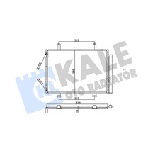Kale Klıma Radyatoru Suzukı Swıft 1.2 1.3 10- 510 365x16 Klr-350640