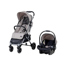 Prego 2030 Covi Plus Travel Sistem Bebek Arabası Bej