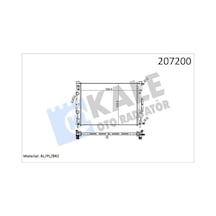 Motor Su Radyatörü Renault Megane Iı 02 Scenıc 03 1.5-1.9dci/1.4-1.6-2.0 16v Ac Klimasız Mek 590x455x32 1 Sıra Alb 8200357536-8200115542