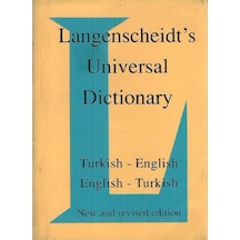 Langenscheidts Universal Dictionary (2.El) N11.8