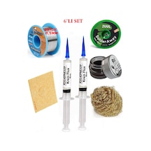 Lehimleme Seti 40 G 0,5 Mm Lehim Teli 2uul-2015 Lehim Fitili Flux Lehim Toplama Havya Uc Temizleyici Seti Tk248