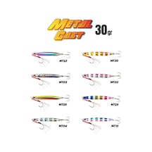 Fujin Metal Cast 30gr Shore Jig Metal Yem Mt02pinkzebraglow