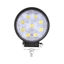 9 Ledli Yuvarlak 12 V-80v Motosiklet Farı