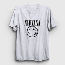 Presmono Unisex Logo Nirvana T-Shirt