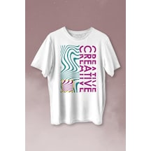 Creative Minimal Color Baskılı Tişört Unisex T-shirt 001