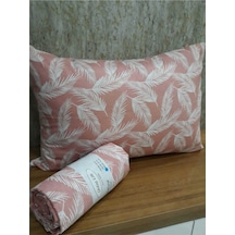 Üntaş Lastikli Tek Kişilik Çarşaf + Yastık Kılıfı Pudra 1 Adet