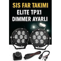 Elite Tpx1 Dimmer Ayarlı Cnc 140 Watt Motorsiklet Led Sis Farı Ta