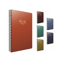 Gıpta Metal Notes Spiralli Metalik Pp Kapak A4 80 Sayfa Çizgili O