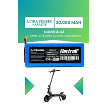 Gorilla G3 Uyumlu Batarya Ultra Yüksek Kapasite 60v 20.000mah Elektrikli Scooter Bataryası Çok Renkli