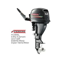Ferrino 9.8 Hp 4t Dıştan Takma Motor Model:f9.8bwl-r Uzun Şaft Marşlı