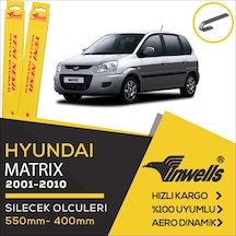 Hyundai Matrix Muz Silecek Takımı 2001-2010 İnwells N11.2828