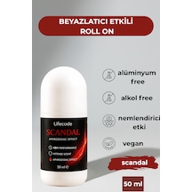 Alüminyumsuz Beyazlatıcı Etkili Roll On 50 Ml Scandal