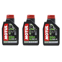 Motul 5100 10w40 4t Motosiklet Yağı 1 Lt 3 Adet