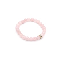 Murty99Doğaltaş Hakiki Doğal Pembe Kuvars Bileklik 001 N11.46287 Pembe