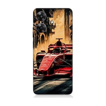 Realme Note 60 Uyumlu Formula Araba  Desenli Silikon Kılıf