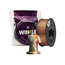 Winkle Pla Silk Multicolor Filament Yellow-black-red 1.75mm 1 Kg