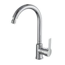 Yıldız Armatür Hitit Evye Mix Mutfak Bataryası Krom 40mm Kartuşlu Gümüş