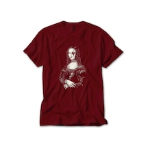 Mona Lisa Rock Kırmızı Tişört