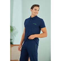 Sevim Erkek Kısa Kol Lacivert Pijama Takım C8t7n49 001