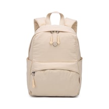Smart Bags Mikro Poly Kumaş Kadın Sırt Çantası 3344 Bej