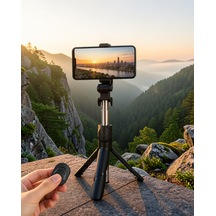 Selfie Çubuğu Ayaklı Tripod Kumandalı Uuczselfieçubuğu2-1