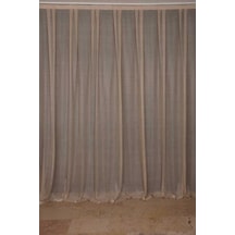 Sık Noktalı Model Vizon Renk Hazır Pileli Fon Perde 300x260