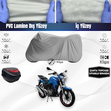 Mondial 150 Z-0ne İ Motosiklet Brandası Arka Çanta Topcase Uyumlu Motor Branda