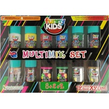 Funny Kids Multi Mix 20 Ml 12 Li Set 2100 Çok Renkli